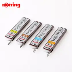 Rotring 0,7 мм/0,5 мм/1,0 мм/0,35 мм механического карандаша B HB H 2B 2 H автоматический стержни для карандаша эскиз дизайн 4 трубки/лот