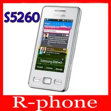 3," емкостный сенсорный экран оригинальные мобильные телефоны samsung S5260 II 3.15MP камера wifi Bluetooth MP3 и MP4