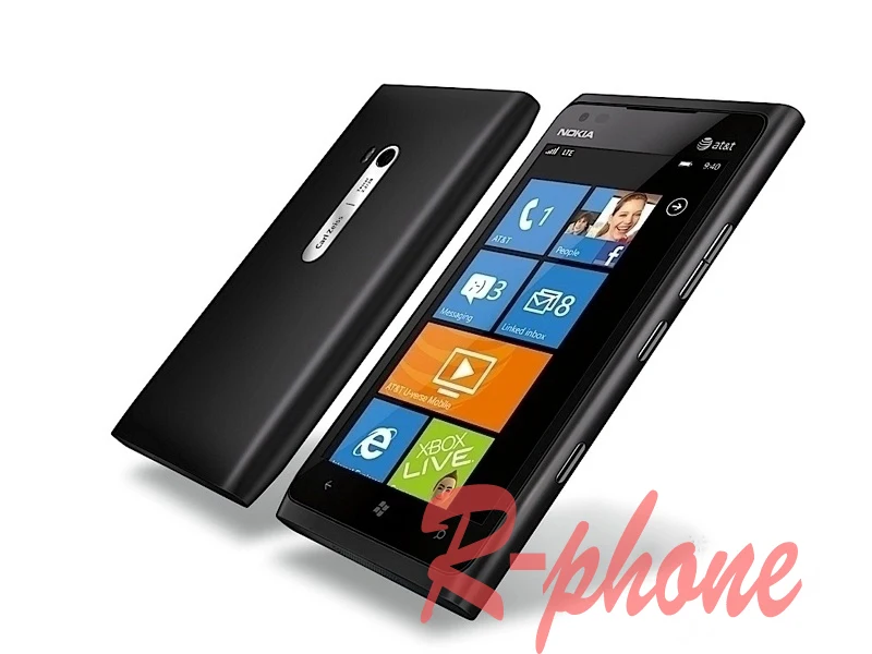 Отремонтированный NOKIA Lumia 900 мобильный телефон разблокирован Nokia 900 Windows Phone 3g Wifi 8MP