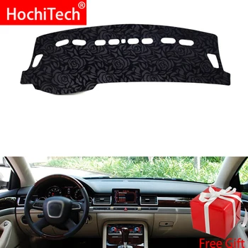 

Rose Pattern Non-slip Dashmat Dash Mat Dashboard Cover Pad Cover Carpet Car Sticker for AUDI A8 2004 2005 2006-2017Car Styling