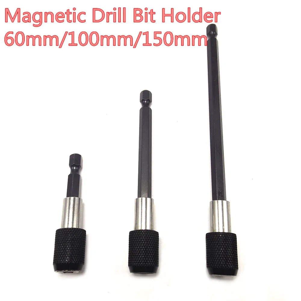 1 шт Магнитный 1/4 дюйма шестигранным хвостовиком Quick Release расширение отвертка бит