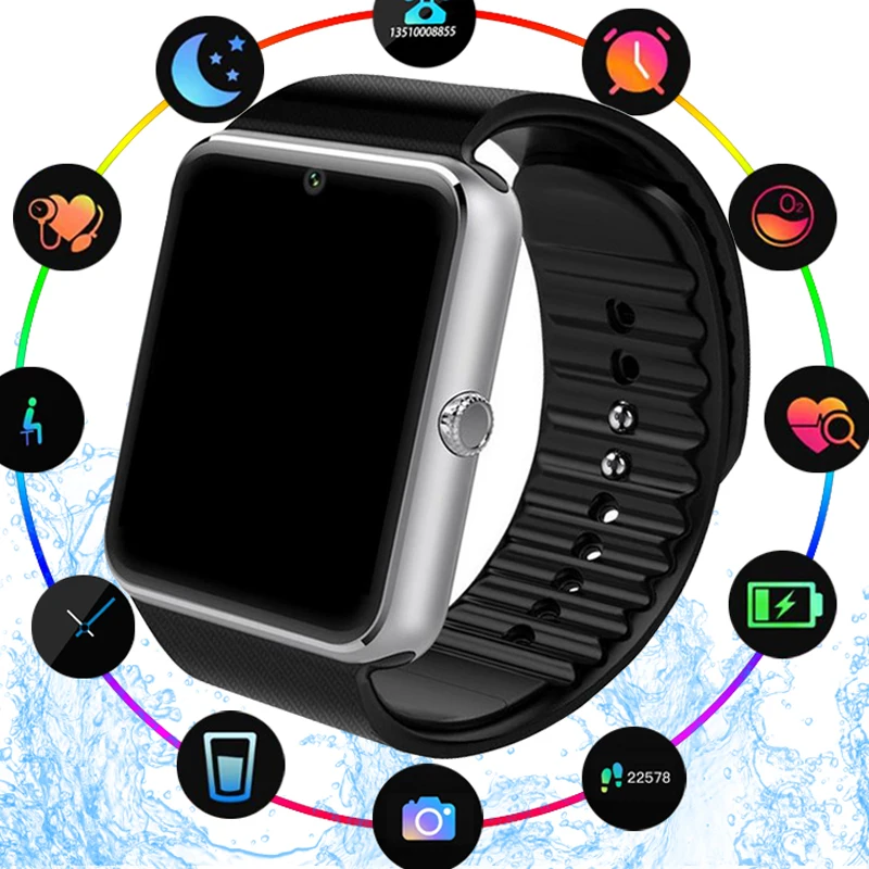 

Original Smart Watch GT08 Clock Sim Card Push Message Bluetooth Connectivity For Android IOS apple Phone PK Q18 DZ09 Smartwatch