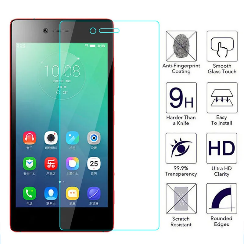 2.5D 9 H Закаленное Стекло экран протектор для Lenovo Vibe Shot/Макс/Z90/Z90 7 Против Взрывов