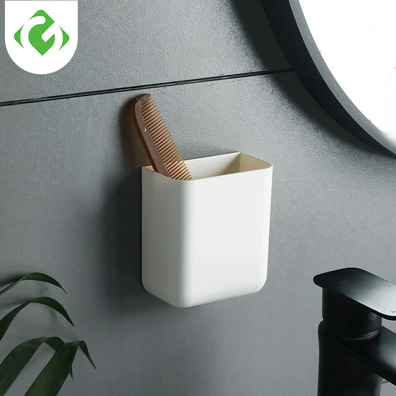 

Punch free Wall Mount Storage Rack Small Shelf Remote Control Air Conditioner Storage Case Phone Holder Container Bath Kitchen