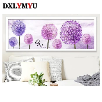 

DIY 5D Diamond Painting Cross Stitch Decoration Painting Square Rhinestone Dandelion Flower Picture Diamond Embroidery Mosaic