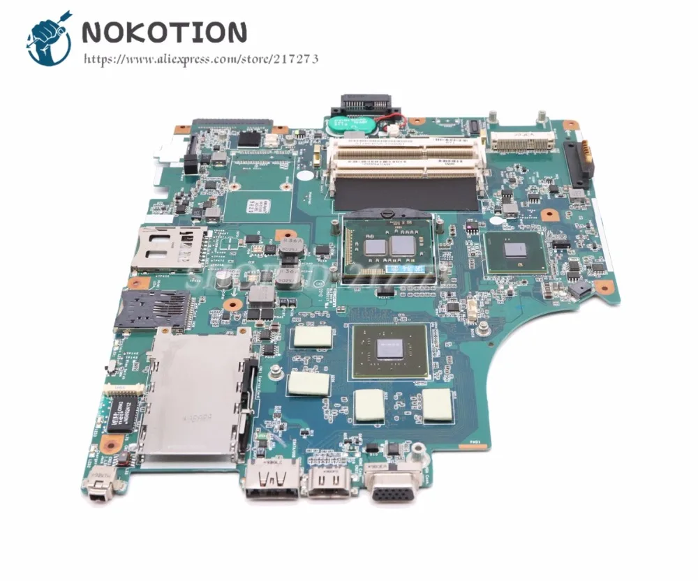 NOKOTION For Sony VPCF PCG-81114L Laptop Motherboard A1765405A MBX-215 M930 1P-009BJ00-8012 Main Board GT330M 1GB