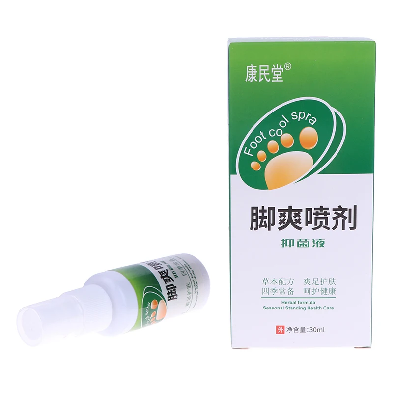 30ml Remove Foot Odor Spray Deodorant Sweat Antibacterial Bacteriostatic Plant Herb Feet Care