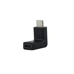 Черный USB3.1 Тип-C мужчин и женщин расширение Тесты прямые адаптер сгиба Тип разъёма-C прямым углом удлиненное соединение