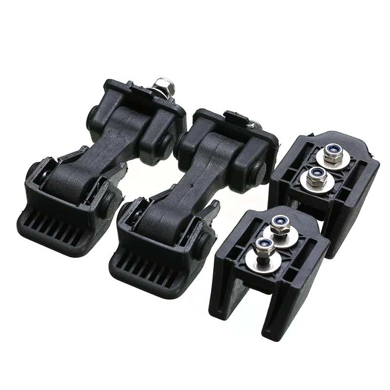 

MAYITR High Quality ABS Engine Lower Hood Latch + Upper Hood Catch Bracket Set for Jeep Wrangler 1997 - 2006