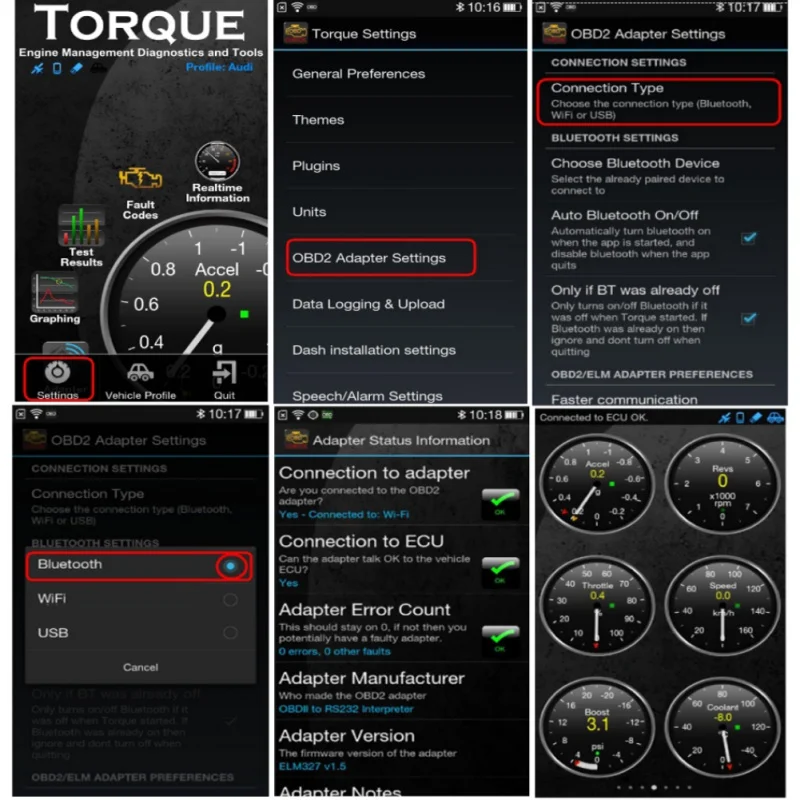 OBD2 HHOBD Advanced ELM327 V1.5 V2.1 Bluetooth OBD2 HH OBD V1.5 проверьте код ошибки Стирайте сканер неисправностей для диагностики автомобиля