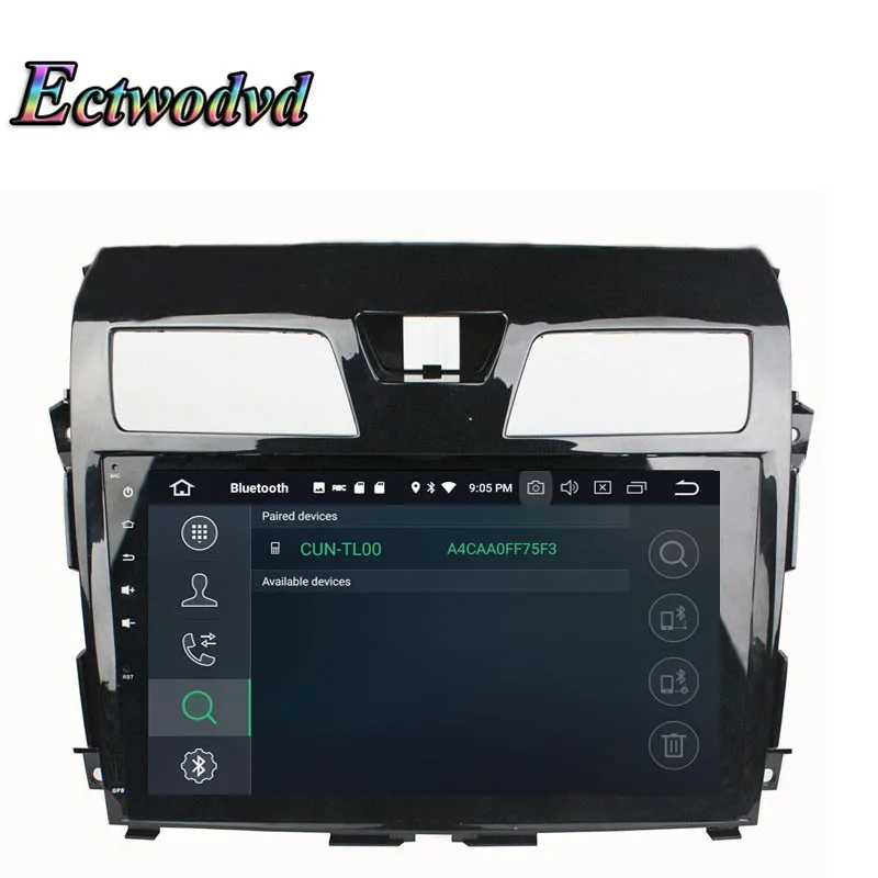 Perfect Ectwodvd Octa Core 4G RAM 64G ROM Android 9.0 Car Multimedia DVD Player GPS HeadUnit for Nissan Tenna 2013 2014 2015 9