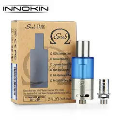 Оригинал Innokin iTaste isub subohm Майка 4 мл большой Ёмкость воздуха Управление и Большой паров чистый вкус электронной сигареты VAPE распылителя