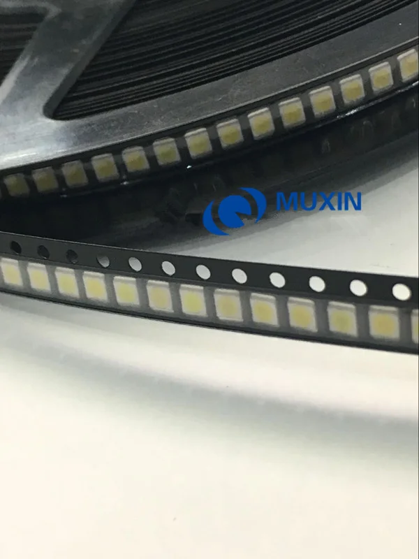 

2000PCS/Lot 3528 2835 3V SMD LED Beads 1W LG 100LM Cold White For TV LCD Backlight