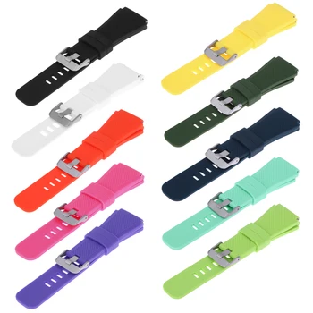 

10 colors 22mm Sports Silicone Bracelet Strap Band For Samsung Gear S3 Smart Watch