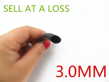 

1 Meter/lot L52 2:1 Black 3mm Diameter Heat Shrink ubing Tube Sleeving Wrap Wire