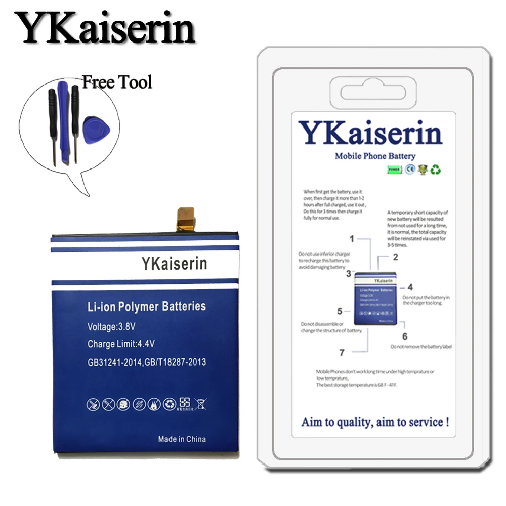 

Free Tool + YKaiserin Phone Battery BL-T8 For LG G Flex D958 D955 D959 D950 LS995 F340 F340S F340L F340K BL T8 3500mAh