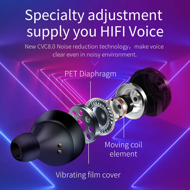 TWS Bluetooth 5 0 Earphone For Xiaomi Redmi k20 pro mi 9 Oneplus 7 pro HiFi Wireless Bluetooth Headset For Huawei iPhone X XS 7