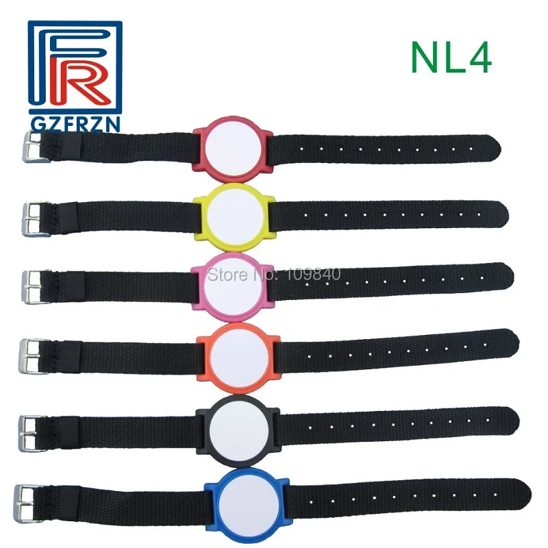 125 кГц нейлоновый браслет EM4100 приближения часы RFID ремешок регулируемый карты для выявление система контроля доступа 500 шт