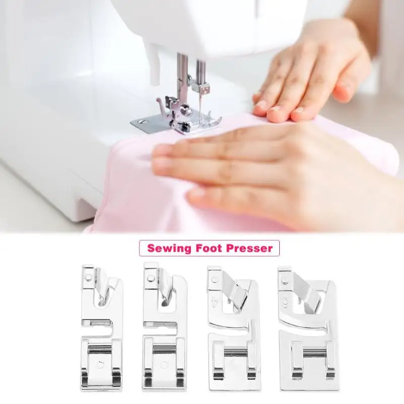 4 шт. 3 мм 4 мм 6 мм практичная швейная машина прижимная лапка для ног для квилтинга швейная машина аксессуары