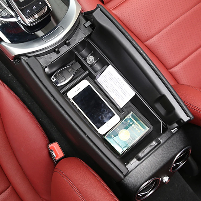 Cardimanson Car Organizer for Mercedes Benz C GLC Class W205 X253 2015+ Central Armrest Storage Box Container Tray Car Styling цена Cardimanson Car Organizer for Mercedes Benz C GLC Class W205 X253 2015+ Central Armrest Storage Box Container Tray Car Styling цены онлайн