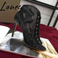 Loney New Spring Summe Sexy Black Lace Open Toe Women Sandal Boots Gladiator Lace Up Thin HIgh Heel Sandals Shoes Women Party Loney New Spring Summe Sexy Black Lace Open Toe Women Sandal Boots Gladiator Lace Up Thin HIgh Heel Sandals Shoes Women Party