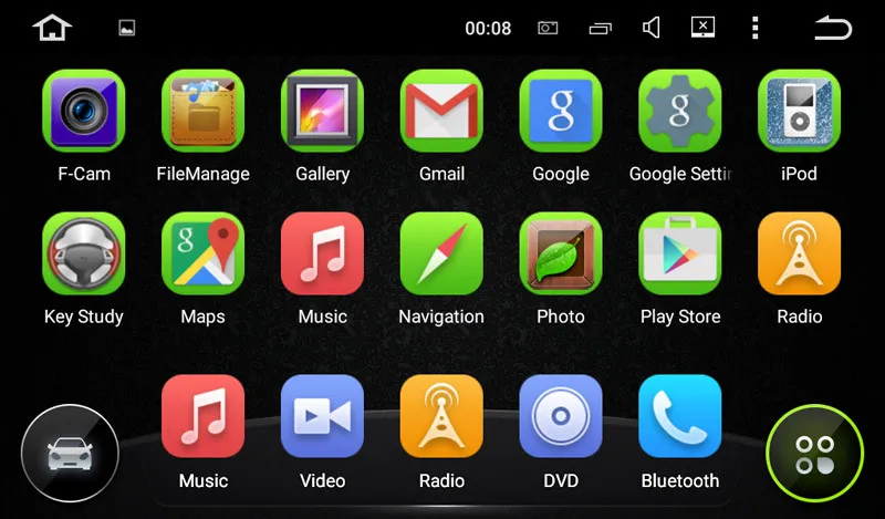 Top Updated 10.1 inch Big Screen 4GB RAM Octa Core HD 1024X600 Android 9.0 Universal Car DVD Player Radio GPS Navigation WiFi DVR 46