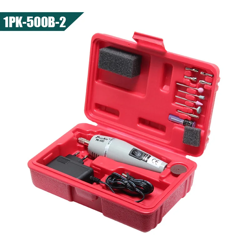 Pro'sKit 1PK-500B-2 Мини Набор Дрель адаптер 230 В электродрель гравер комплект Мощность шлифовальные Набор для DIY художник бурения