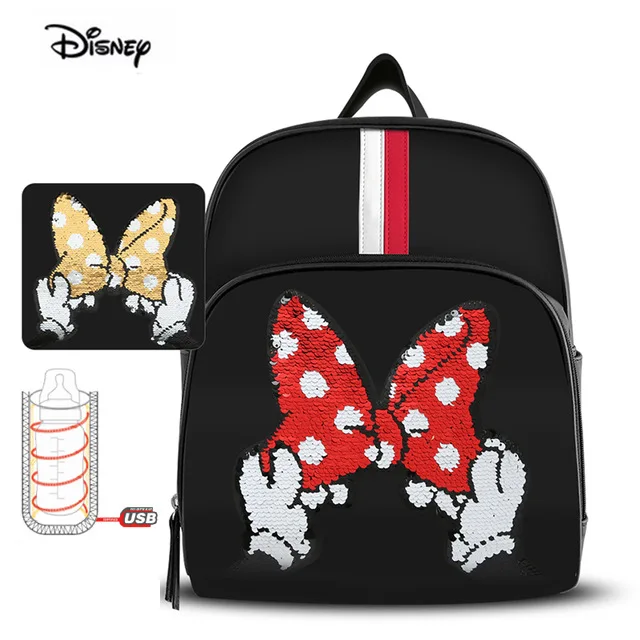 Disney новая детская сумка для подгузников, рюкзак для мамы и ребенка, многофункциональная сумка для мамы - Цвет: Minnie