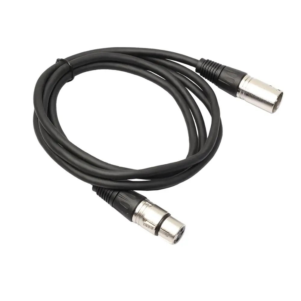 REXLIS 10 шт./лот XLR кабель мужчин и женщин M/F 3pin jack Фольга + Плетеный Экранирование OFC