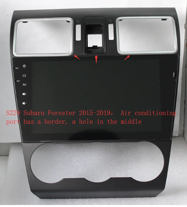 Perfect 9" Octa Core Android 9.0 Car Radio Player For Subaru Forester 2015-2019 Steering wheel multimedia GPS Navigation Head Unit 1