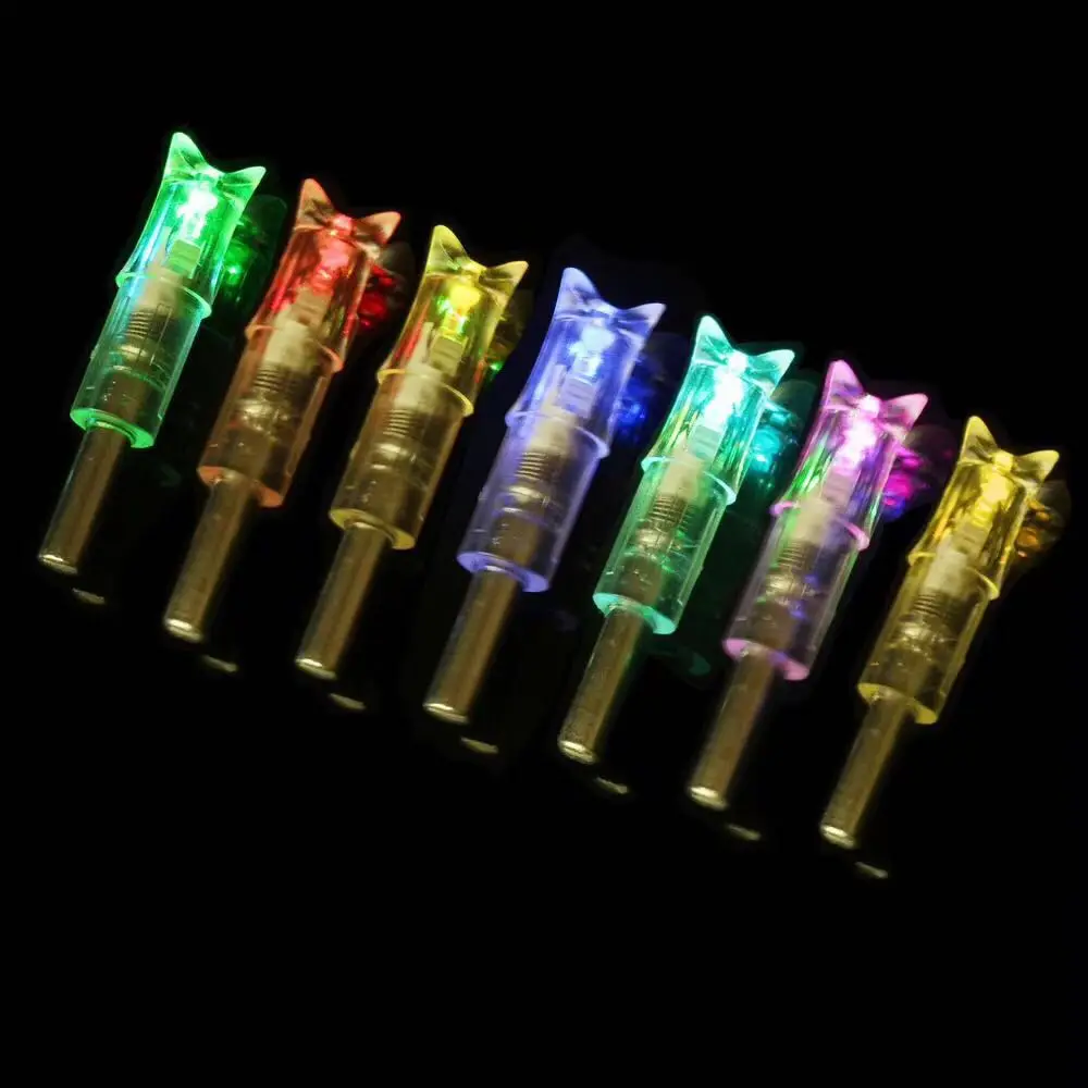Linkboy Archery 3/6pcs Arrow Lighted Nock ID7.6mm Crossbow bolts Nock