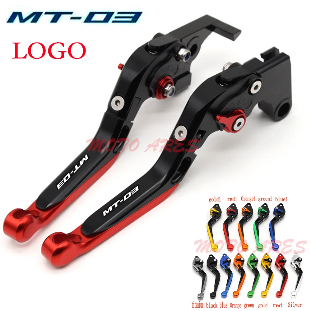 Складные и Выдвижные тормоза рычаги сцепления для мотоциклов YAMAHA MT 03 MT03 2015 2016 2017