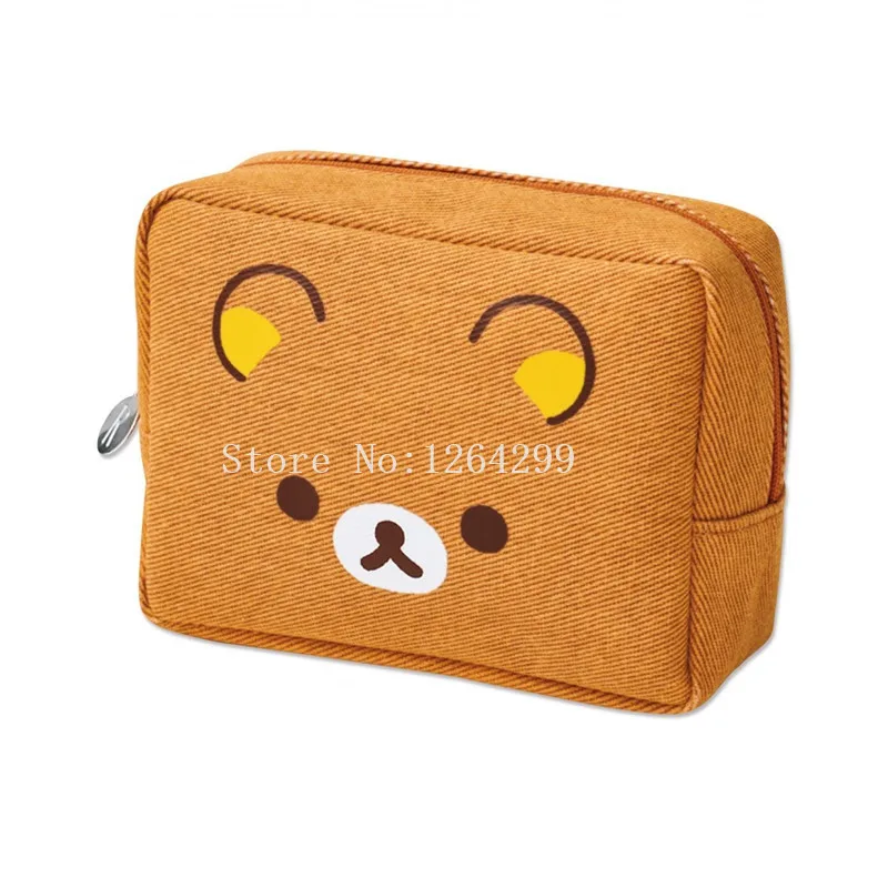 Новые модные детские нейлоновые косметички Rilakkuma для девочек чехлы детей