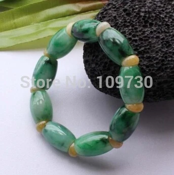 Браслет-браслет из 909138 ледяного изумруда antocyanin Jadeite Passepartout бесплатная доставка |