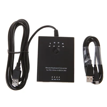 

Mouse Keyboard Converter Adapter for PS3 /for PS4 /for XBox 360 /for XBox One without Delay Compatible with all games