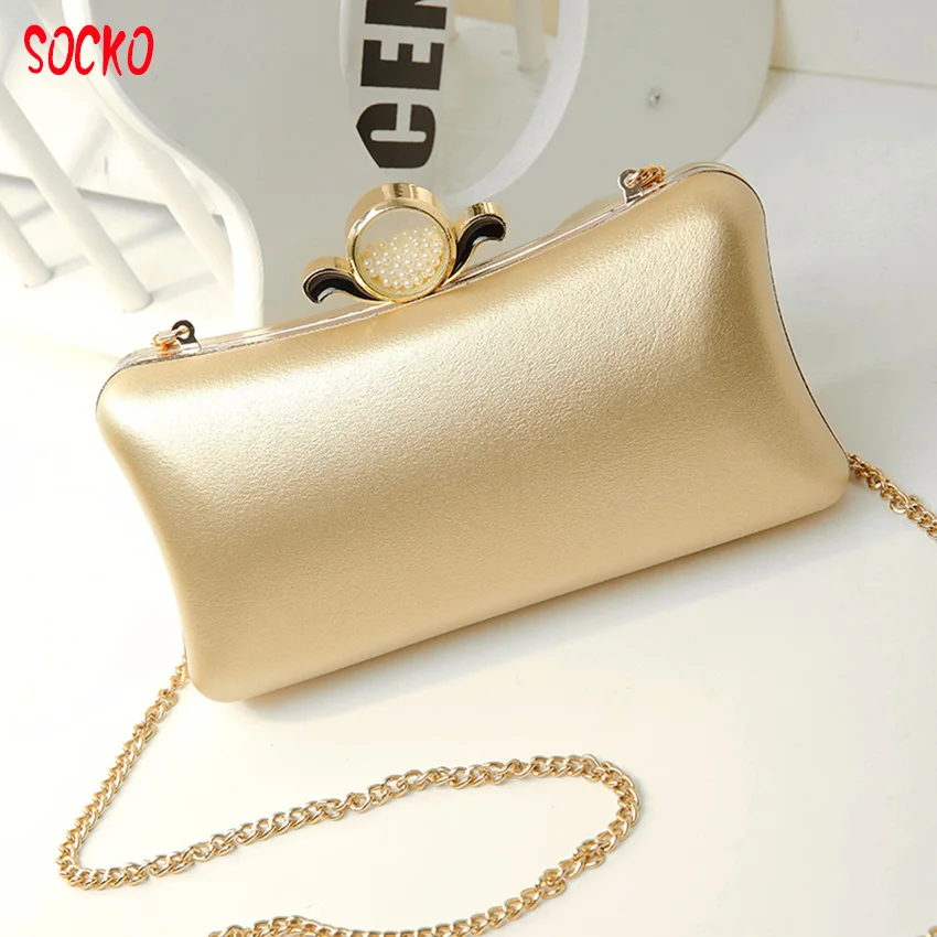 2017 Women Dinner Chain Bag Satchel Evening Bag Party Classic Fashion Leisure Handbag Ladies