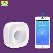 Приложение управление Wi-Fi PIR детектор движения датчик сигнализации для домашней безопасности беспроводной Мини PIR датчик движения