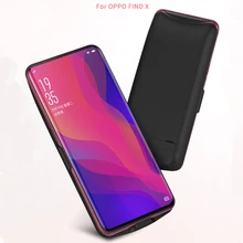 Новинка! 6500 мАч большой аккумулятор чехол для OPPO Find X Портативный зарядный внешний аккумулятор чехол Защитный Расширенный аккумулятор корпус телефона