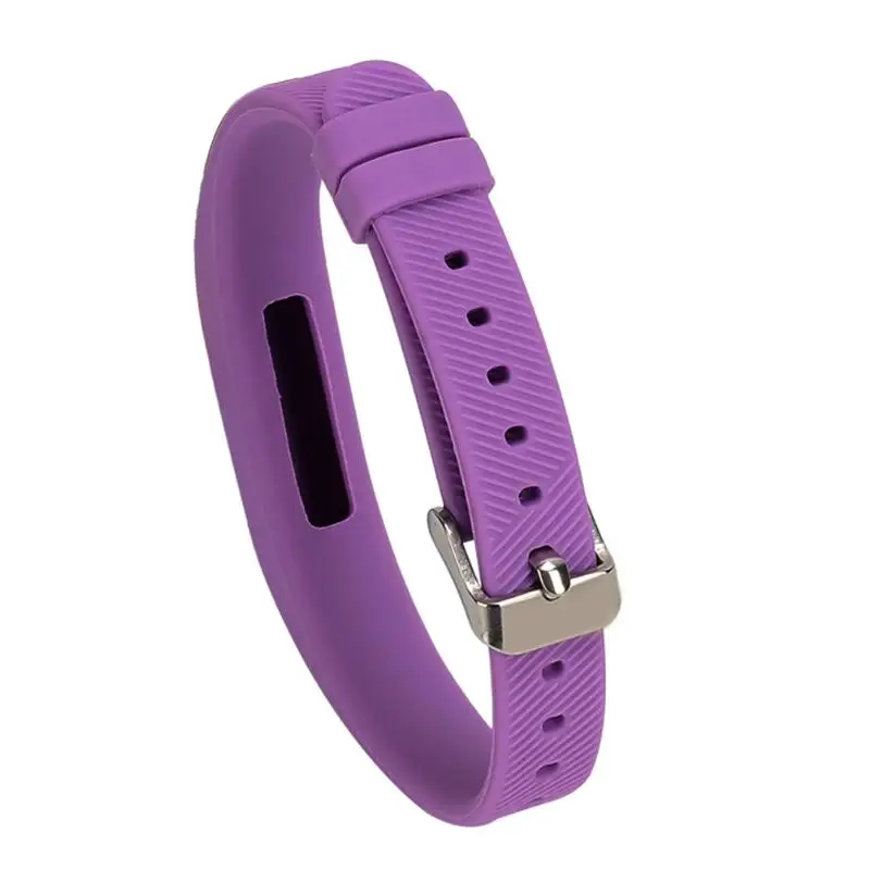 Силиконовый ремешок Smartband браслет на запястье ремешки u-образный каркас протектор с пряжкой из нержавеющей стали для Fitbit Flex 2