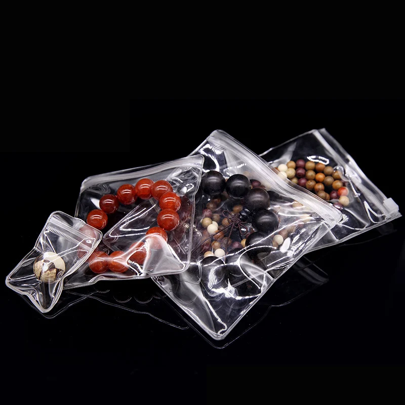 ПВХ Мягкая Молния Мешок толстые Ювелирные Изделия Упаковка Zip Lock Пластиковые