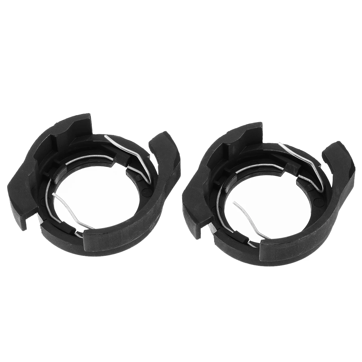 Car Light Base 1 Pair H7 LED Headlight Bulb Retainer Holder Adapter For Ford KUGA V-W P-assat B6 Support Halogen to LED