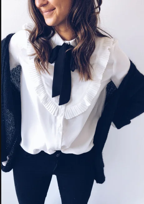 

women blouse gothic womens top new fashion boho clothing harajuku shirts woman clothes white blouses chiffon plus size