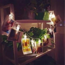 Hot 1.5M Mini 10 led clip string lights battery Christmas lights new year party wedding home decoration fairy lights battery