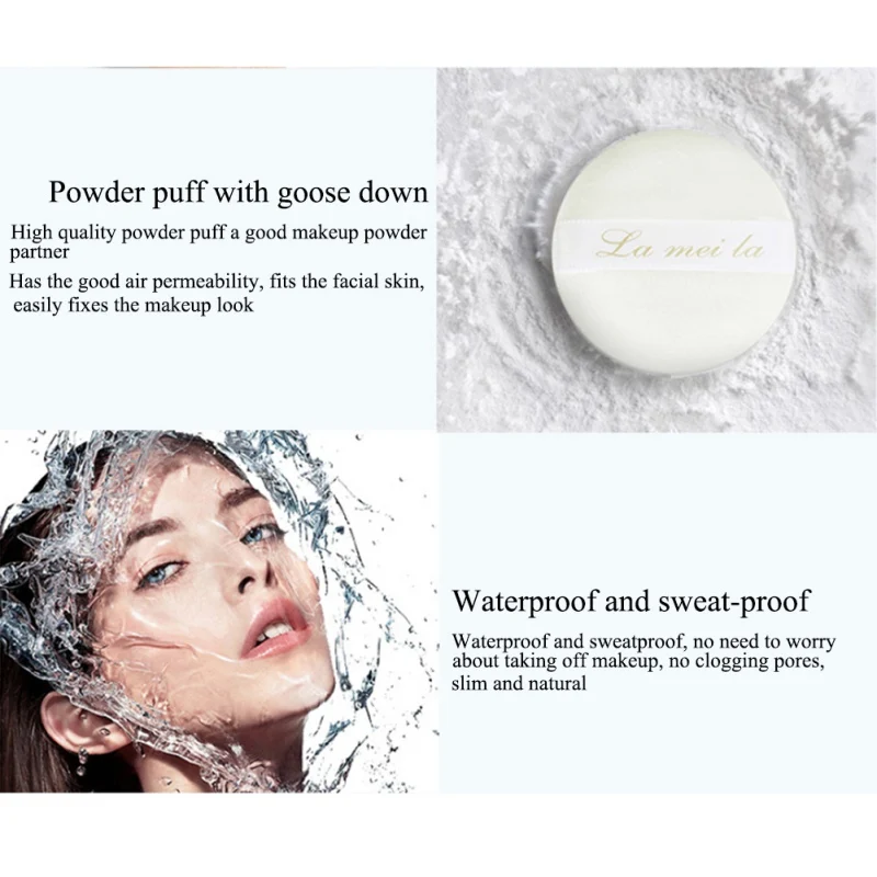 2019 New Brand Makeup Powder 3 Colors Loose Powder Contour Face Makeup Waterproof Loose Powder Setting Skin Finish Powder