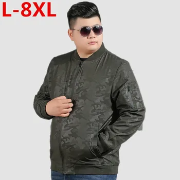 

plus size 8XL 7XL New Autumn Spring Ma1 Polit Bomber Mens Flight Jackets Males Fashion Casual Coats Clothing Jaqueta Masculina