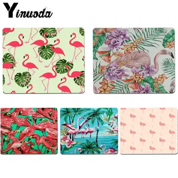 

Yinuoda New Printed pink flamingo bird Gaming Player desk laptop Rubber Mouse Mat Mouse Keyboards Mousepad for boyfriend Gift