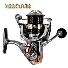 Hercules 5+ 1 BB 6,7: 1/7. 1:1 металлическая спиннинговая Рыболовная катушка, летающее колесо для пресной/соленой воды, морской рыбалки, спиннинговая катушка для карпа, рыбалки