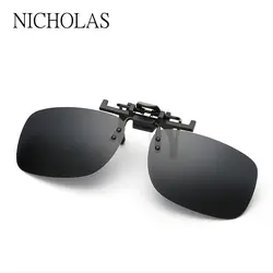 Высокого качества поляризованный клип на Солнцезащитные очки для женщин для вождения Ночное видение объектив Защита от солнца Очки анти-uva