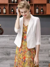 ##Special Price Small suit jacket female thin section chiffon 2019 new fashion OL professional suit jacket short summer versatile jacket ##Special Price Small suit jacket female thin section chiffon 2019 new fashion OL professional suit jacket short summer versatile jacket