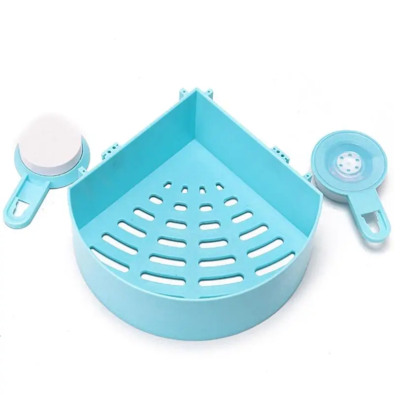 Adeeing Wall Suction Cups Holder Bathroom Shelf Shower Shampoo Soap